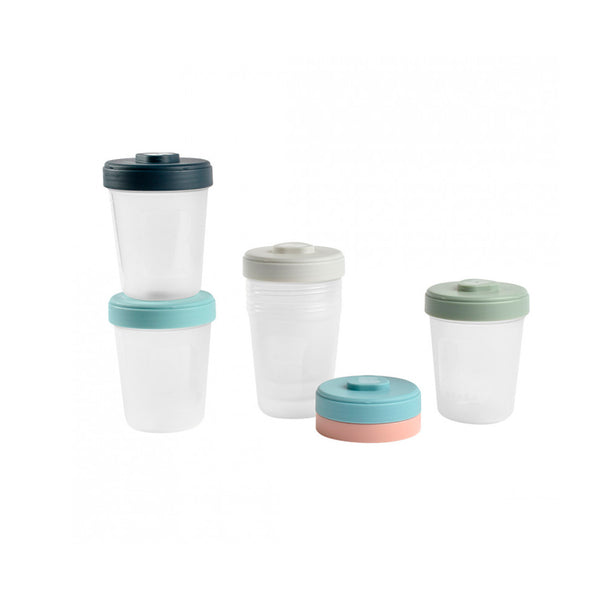 Beaba Set de 6 Envases Clip para conservar y congelar - 250 ml