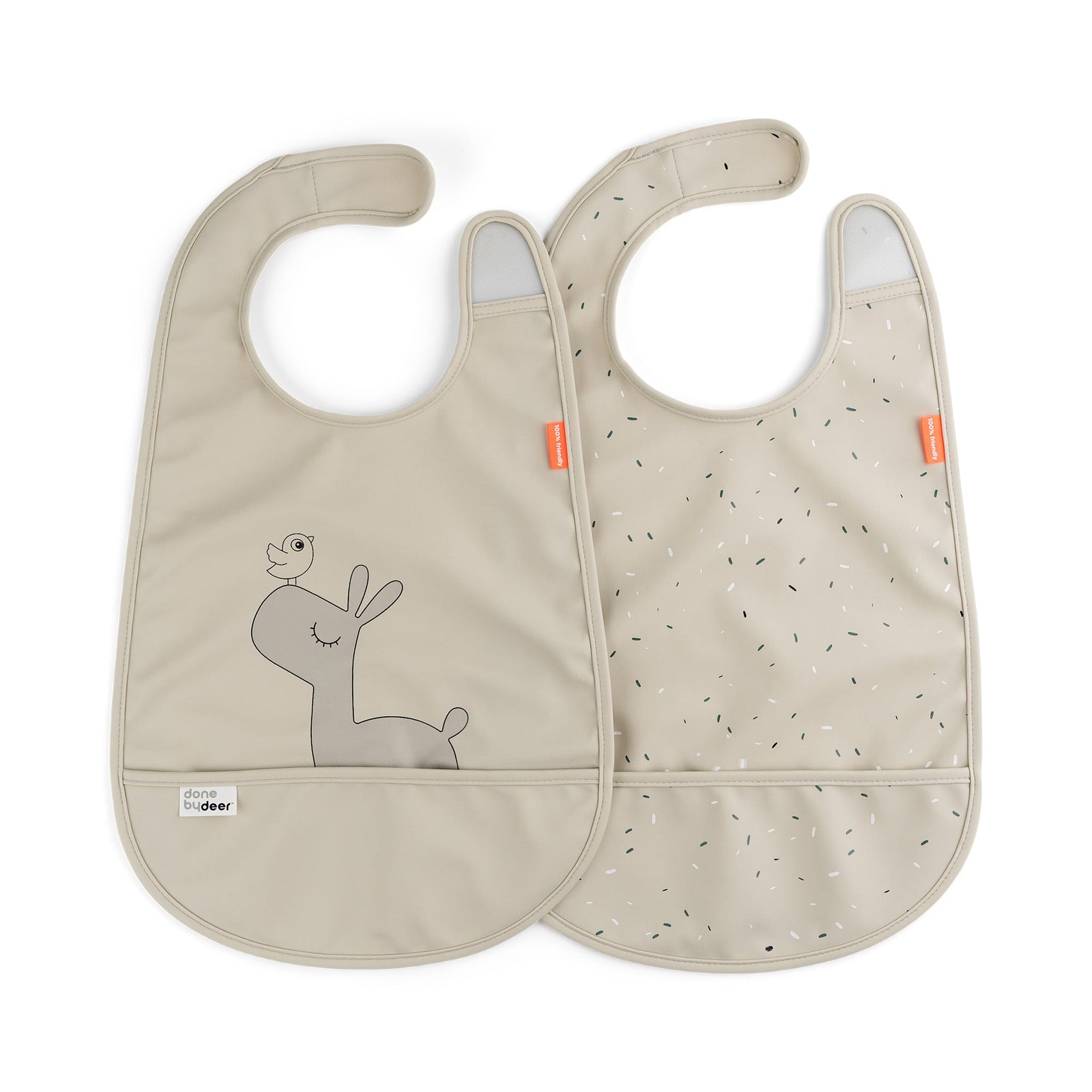 Done by Deer Set de 2 Baberos con velcro - Lalee
