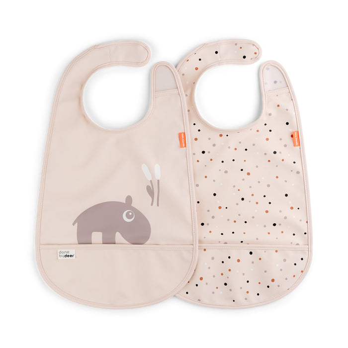 Done by Deer Set de 2 Baberos con velcro - Ozzo