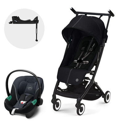 Cybex Travel System LIBELLE BLK Moon Black con Silla Aton S2