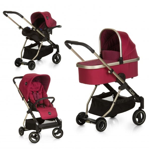 Coche Acrobat Trio XL ICOO - Rojo