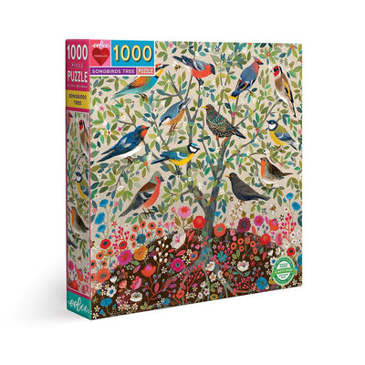 Eeboo Puzzle 1000 piezas - Árbol de Pájaros