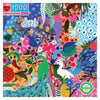 Eeboo Puzzle 1000 piezas - Pavos Reales