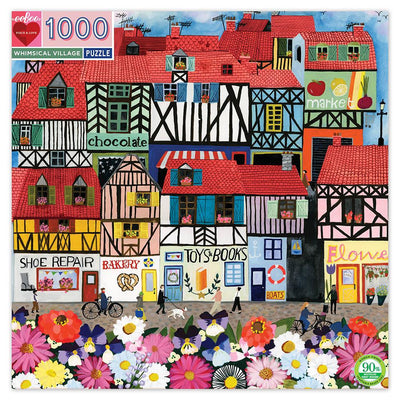 Eeboo Puzzle 1000 piezas - Villa Encanto