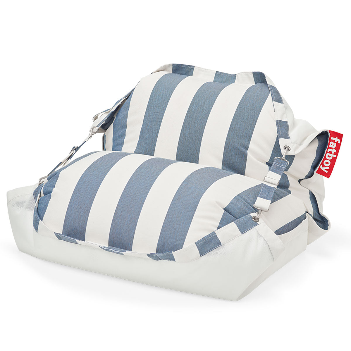 The Original Floatzac Fatboy - Stripe Ocean Blue