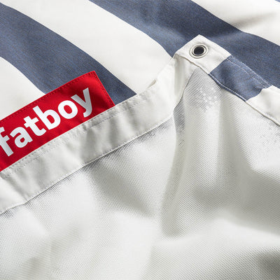 The Original Floatzac Fatboy - Stripe Ocean Blue