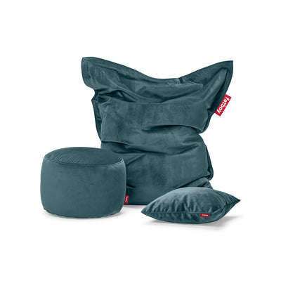 Cojín Fatboy Velvet Pillow Square - (recycled) Cloud