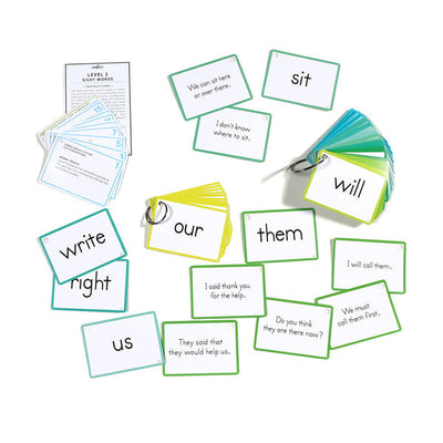 Eeboo Tarjetas de Memoria 100 Sight Words - Nivel 2