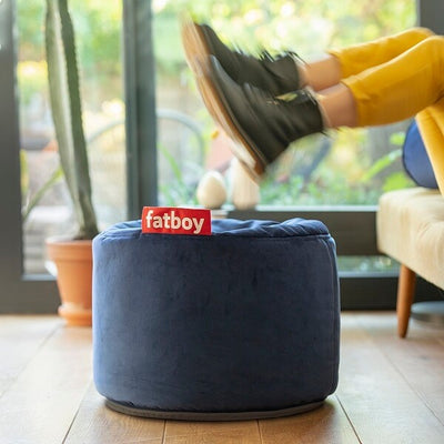 Fatboy Puff Point Velvet - Dark Blue
