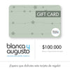 Gift Card Digital Estrellas Blanca y Augusto