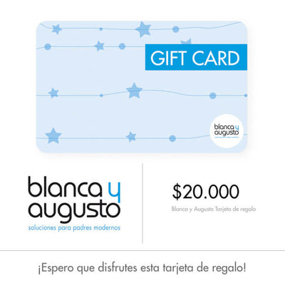 Gift Card Digital Estrellas Blanca y Augusto