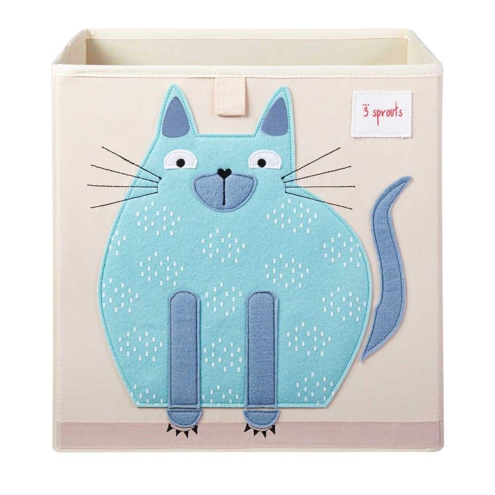 3 Sprouts Caja para juguetes - Gato