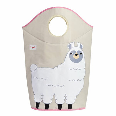 3 Sprouts Contenedor ropa sucia - Llama