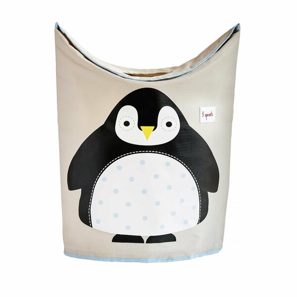 3 Sprouts Contenedor ropa sucia - Pingüino