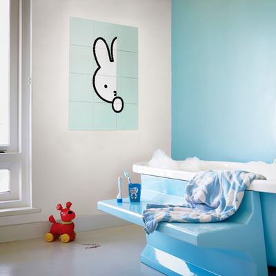 IXXI - Mural Miffy hide and seek mint