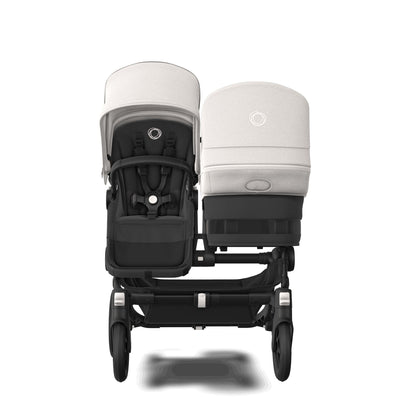 Bugaboo Coche Donkey 5 Duo - Negro/Midnight black con Misty White