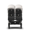 Bugaboo Coche Donkey 5 Duo - Negro/Midnight black con Misty White