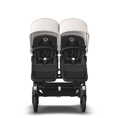 Bugaboo Coche Donkey 5 Duo - Negro/Midnight black con Misty White