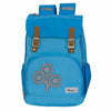 Mochila con multiples compartimentos Zoli Azul Blanca y Augusto