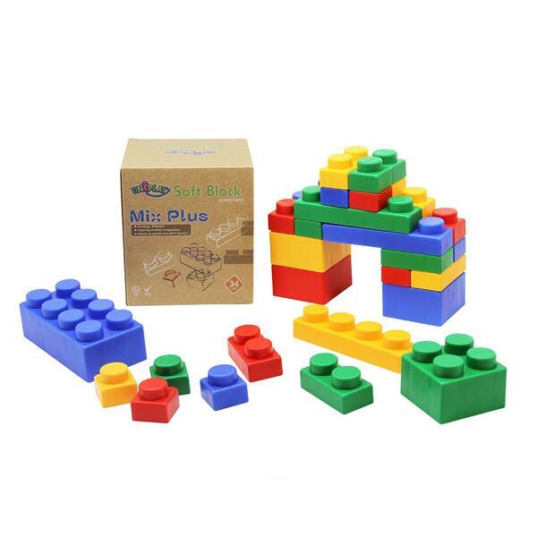 Bloques de silicona Plump mix plus 34 piezas