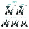 Kinderkraft Triciclo 5 en 1 Easytwist - Verde