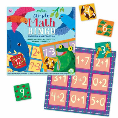 Eeboo Juego Loto Matemáticas