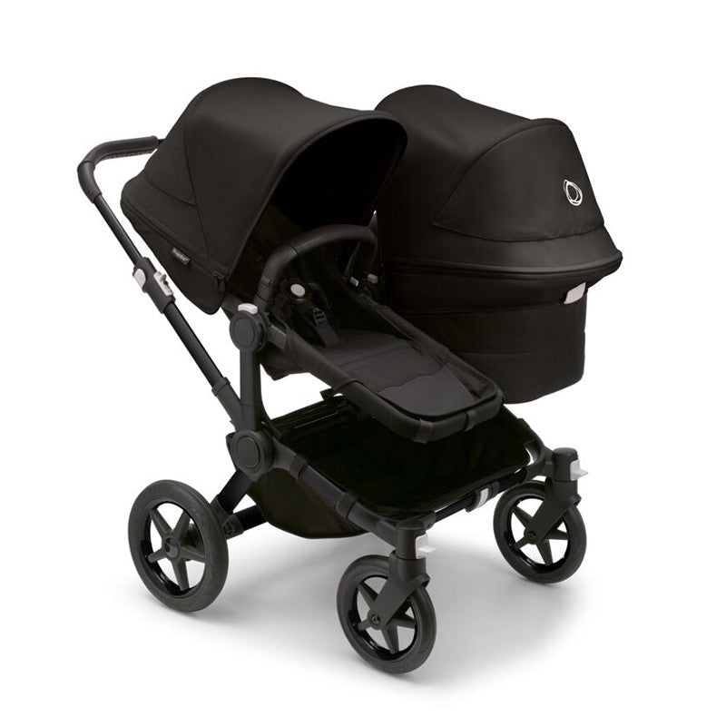 Bugaboo Coche Donkey 5 Duo - Negro/Midnight black con Midnight black