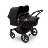 Bugaboo Coche Donkey 5 Gemelar - Negro/Midnight black con Midnight black