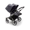 Bugaboo Coche Donkey 5 Duo - Grafito/Stormy blue con Stormy blue