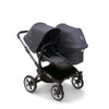 Bugaboo Coche Donkey 5 Duo - Grafito/Stormy blue con Stormy blue