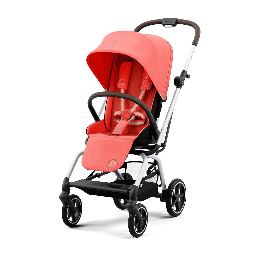 Cybex Coche Compacto EEZY S TWIST+2  - SLV Hibiscus Red