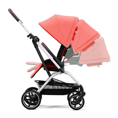 Cybex Coche Compacto EEZY S TWIST+2  - SLV Hibiscus Red