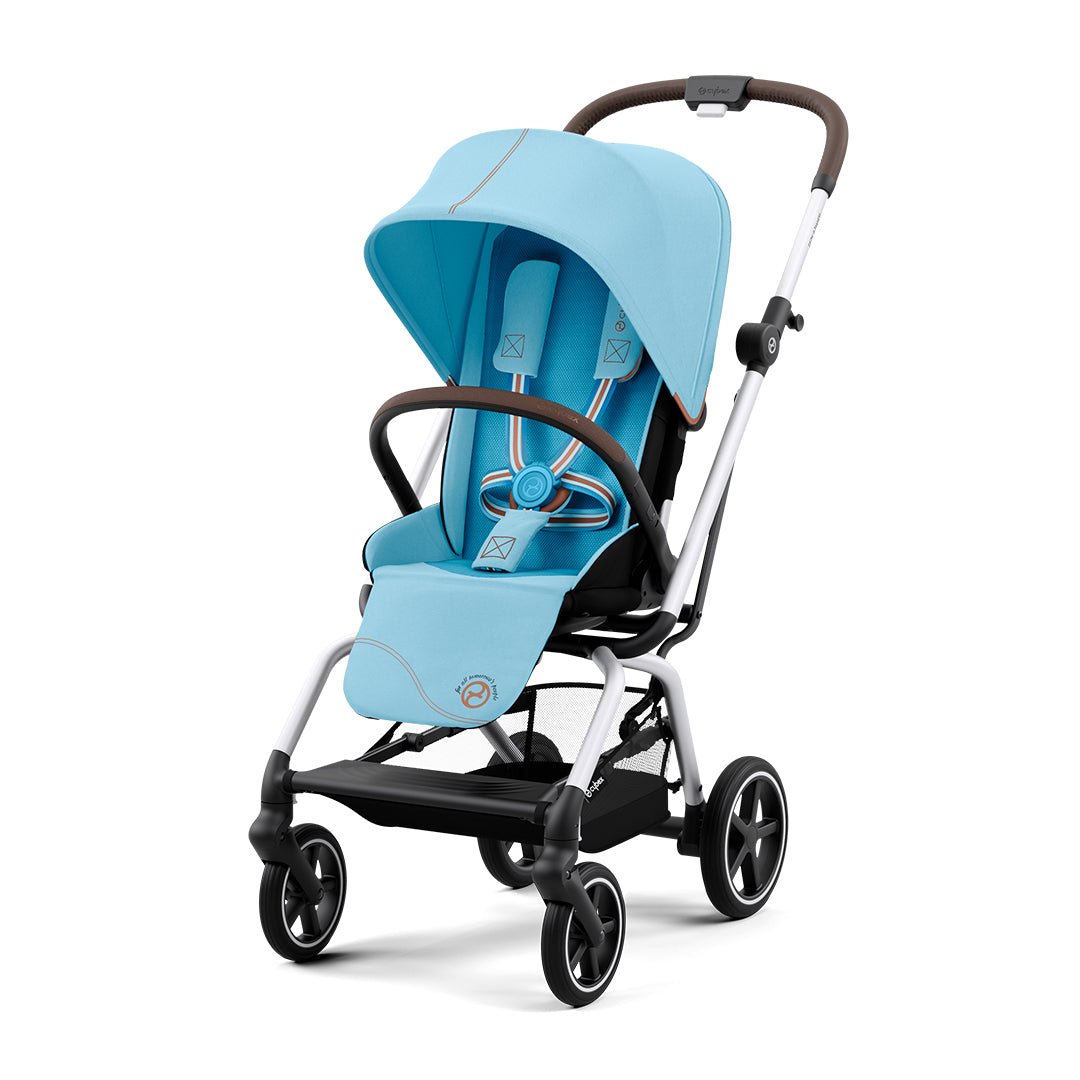 Cybex Coche Compacto EEZY S TWIST+2  - SLV Beach Blue