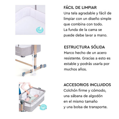 Kinderkraft Cuna Colecho Neste Air