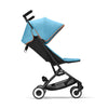 Cybex Travel System Coche LIBELLE Beach Blue con Silla Nido Aton S2