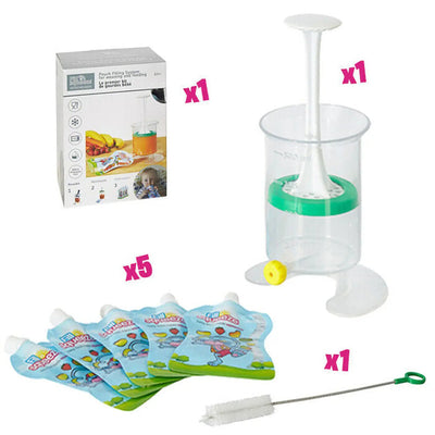 Fill'n Squeeze Starter Kit +  5 Repuestos + Escobilla