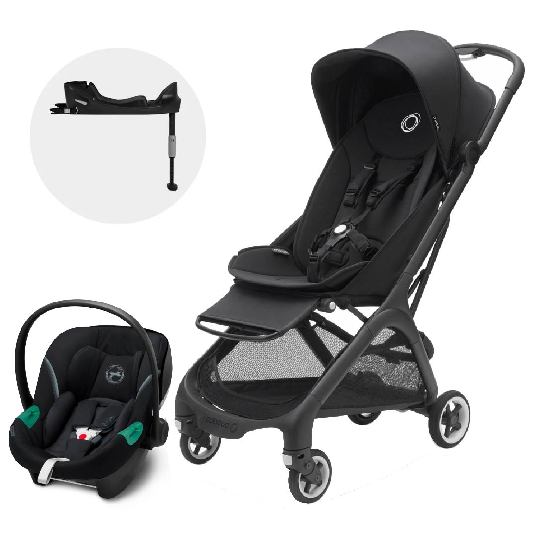 Travel System Coche Bugaboo BUTTERFLY Negro con Silla Nido ATON S2 (pre-venta)