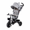 Kinderkraft Triciclo 3 en 1 AVEO en color gris, diseño convertible para varias etapas de crecimiento.