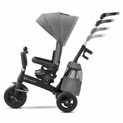 Kinderkraft Triciclo 5 en 1 Easytwist - Gris