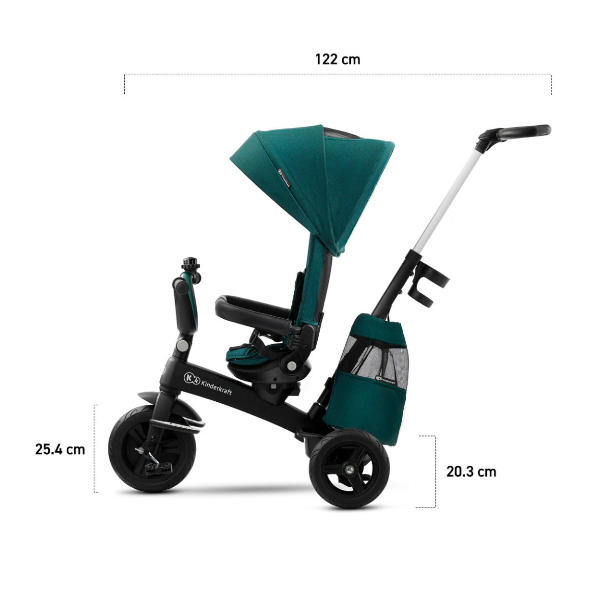 Kinderkraft Triciclo 5 en 1 EASYTWIST - Gris