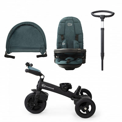 Kinderkraft Triciclo 5 en 1 Easytwist - Verde