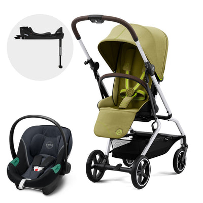 Cybex Travel System Coche Eezy S Twist+ v2 SLV con Silla Nido Aton S2