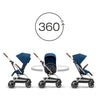 Cybex Travel System Coche EEZY S TWIST+ 2 SLV con Silla Nido Aton S2